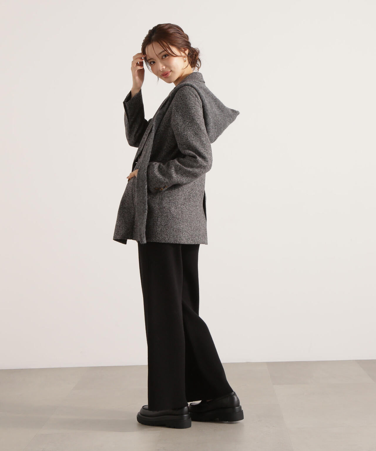 【青島心さん着用】ベーシックテーラードジャケット