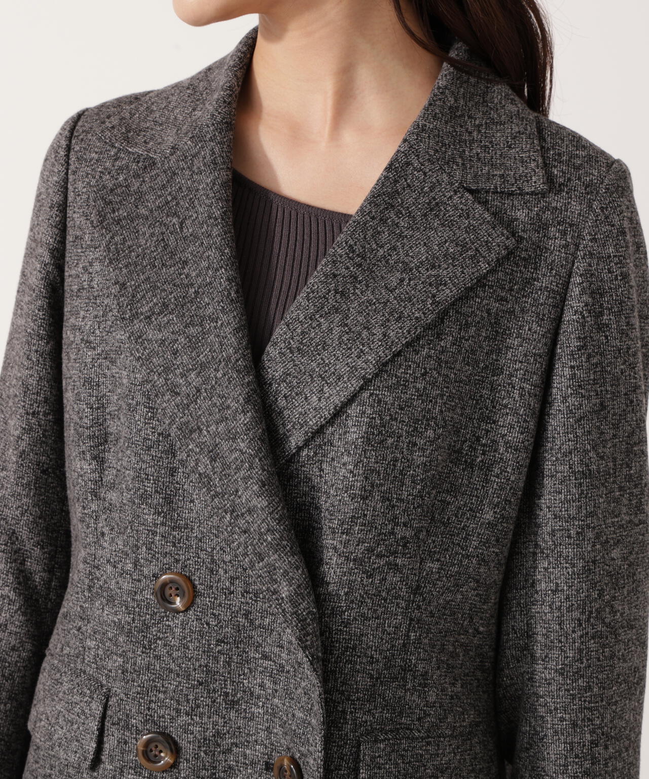 【青島心さん着用】ベーシックテーラードジャケット