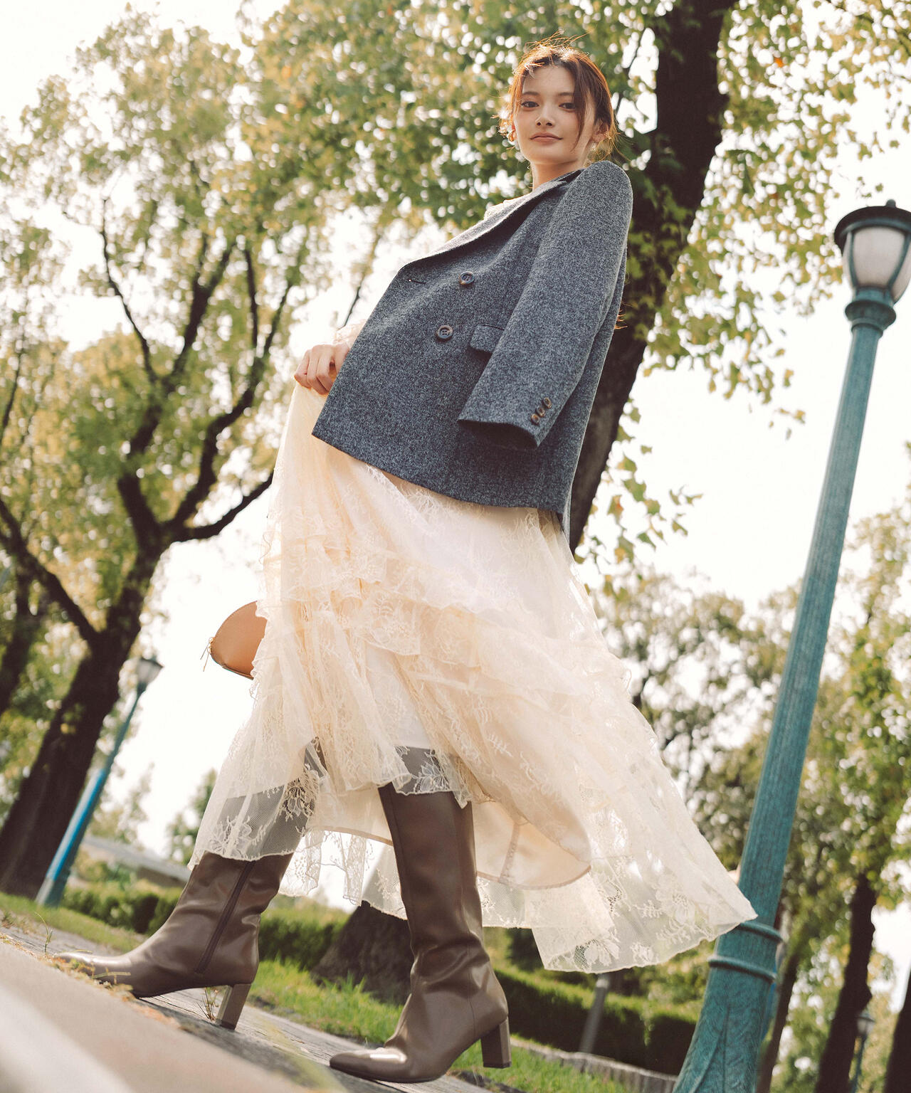 【青島心さん着用】ベーシックテーラードジャケット