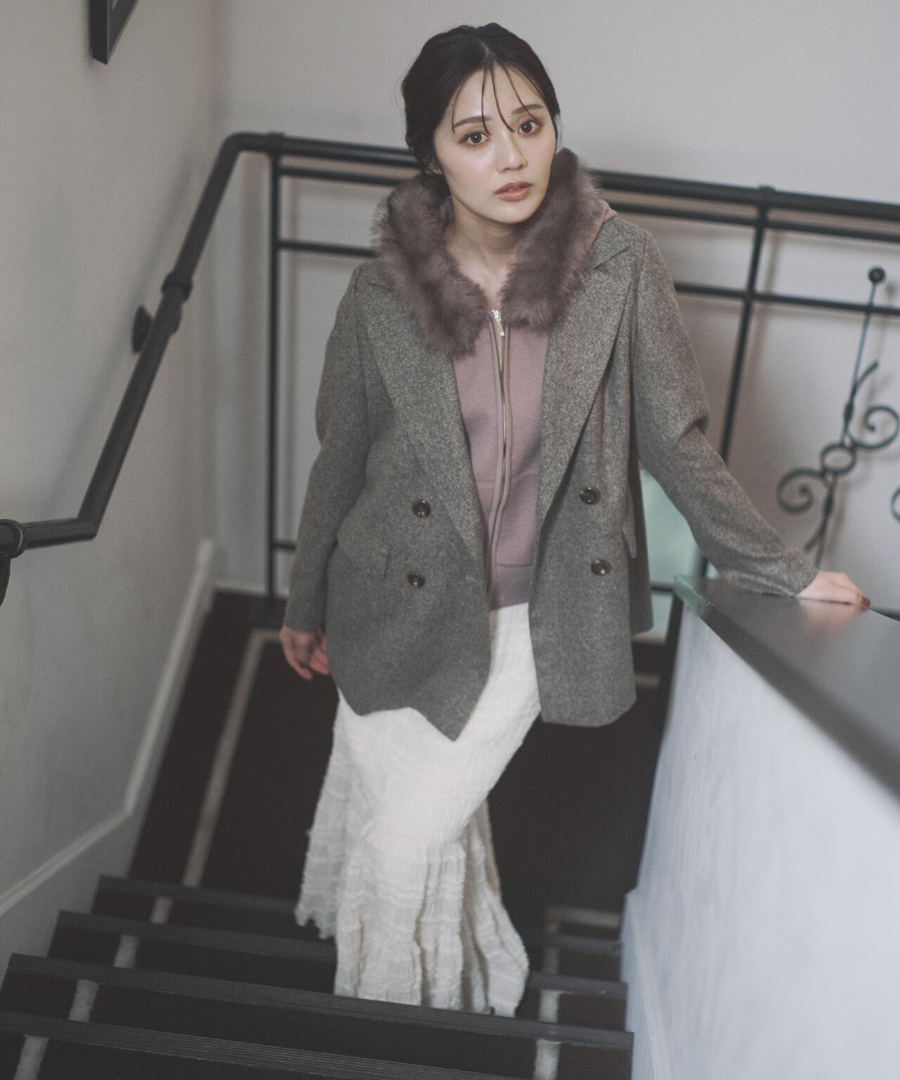 【青島心さん着用】ベーシックテーラードジャケット