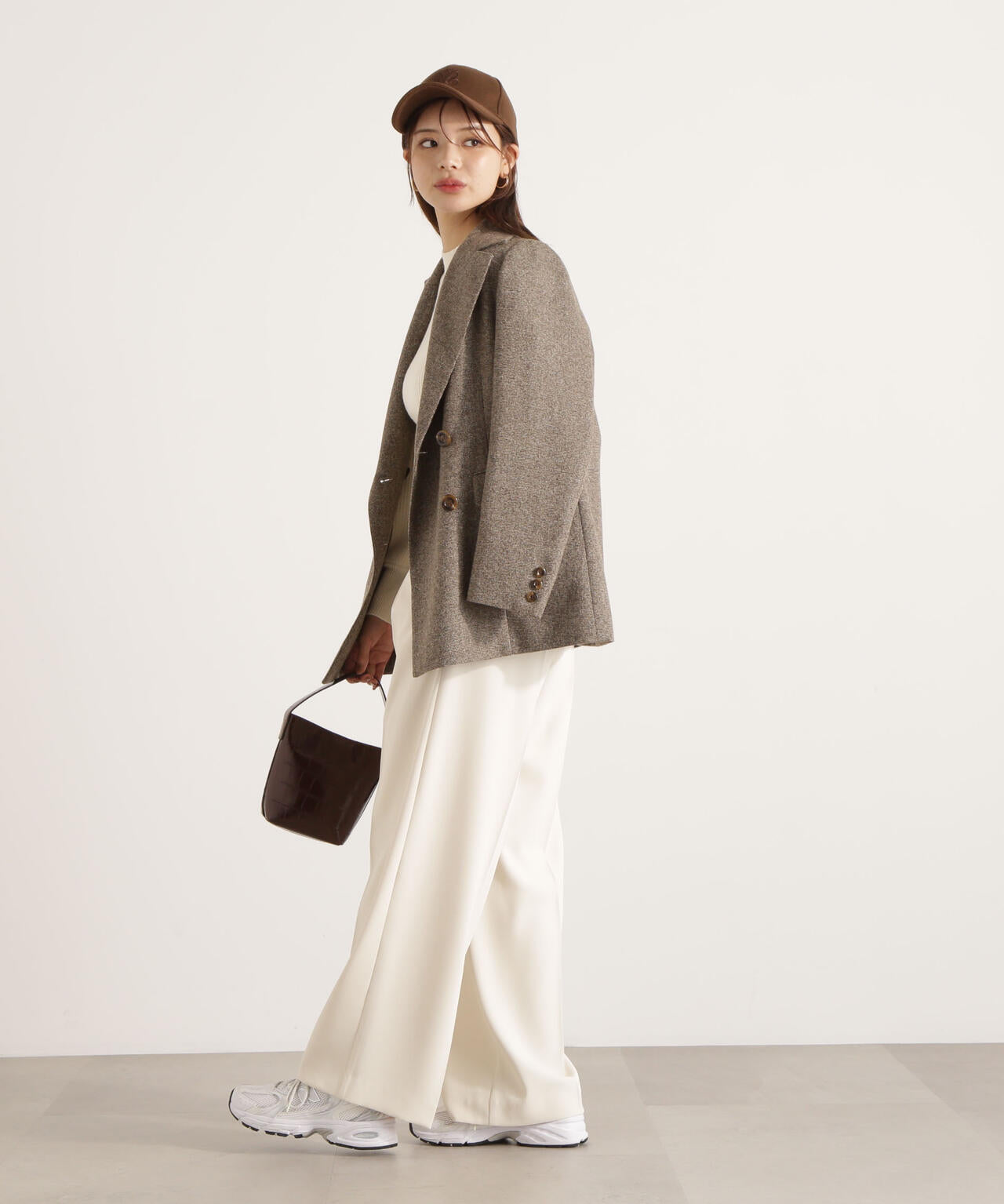 【青島心さん着用】ベーシックテーラードジャケット