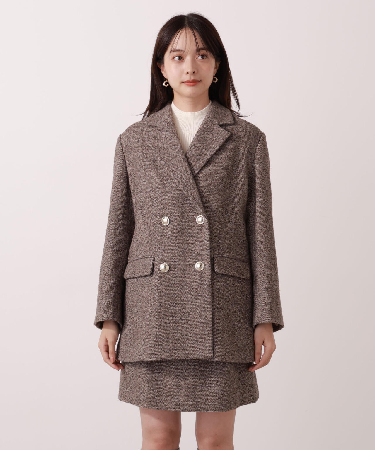 【青島心さん着用】ツイードジャケット