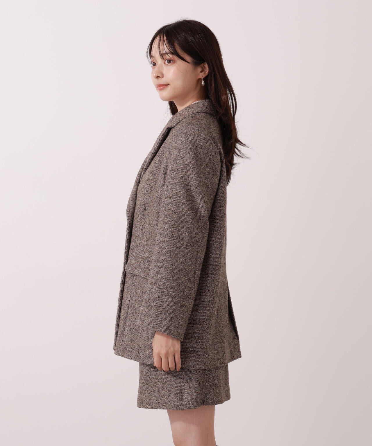 【青島心さん着用】ツイードジャケット