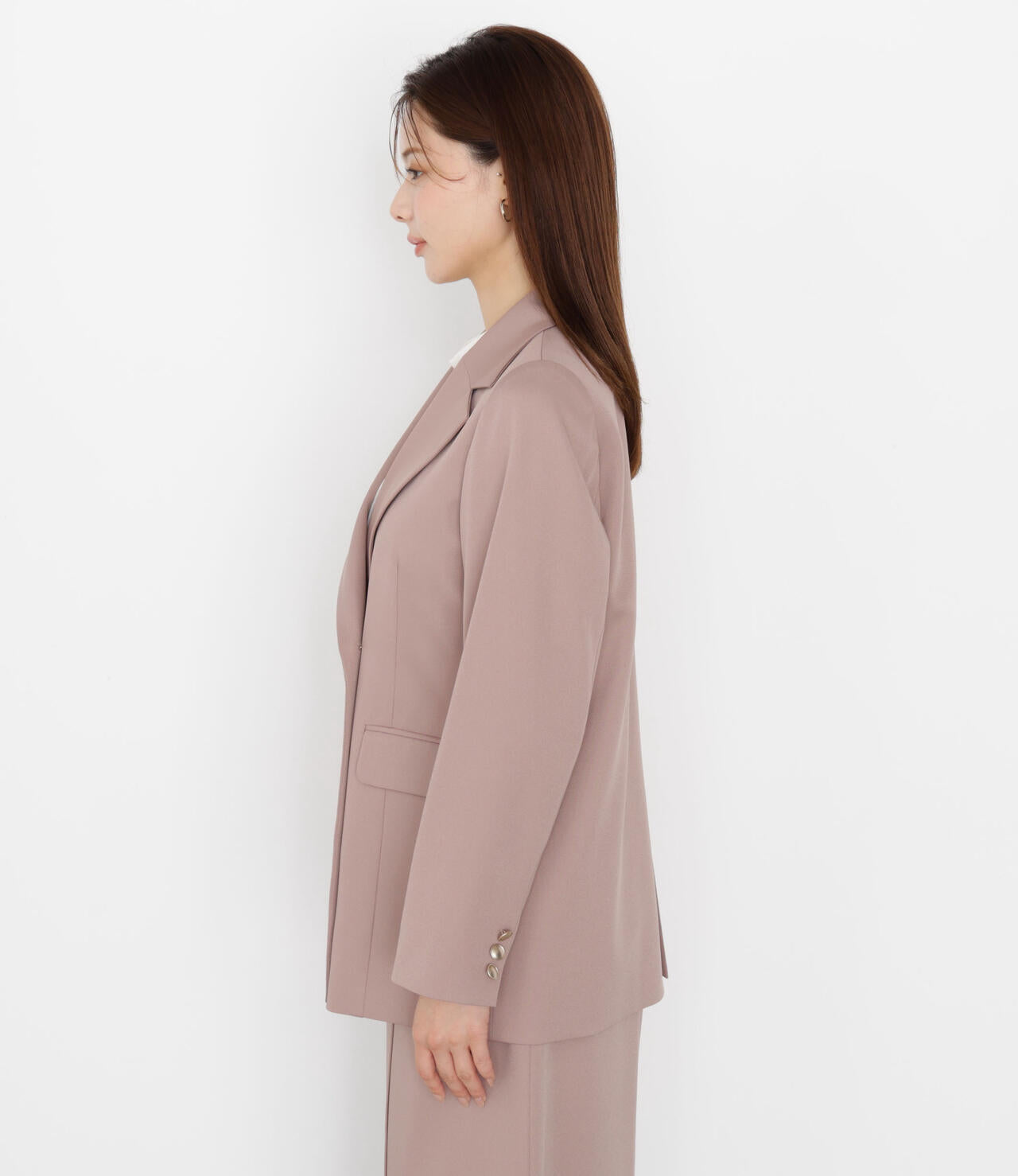 【松川星さん着用】ゴールド釦ダブルブレストジャケット