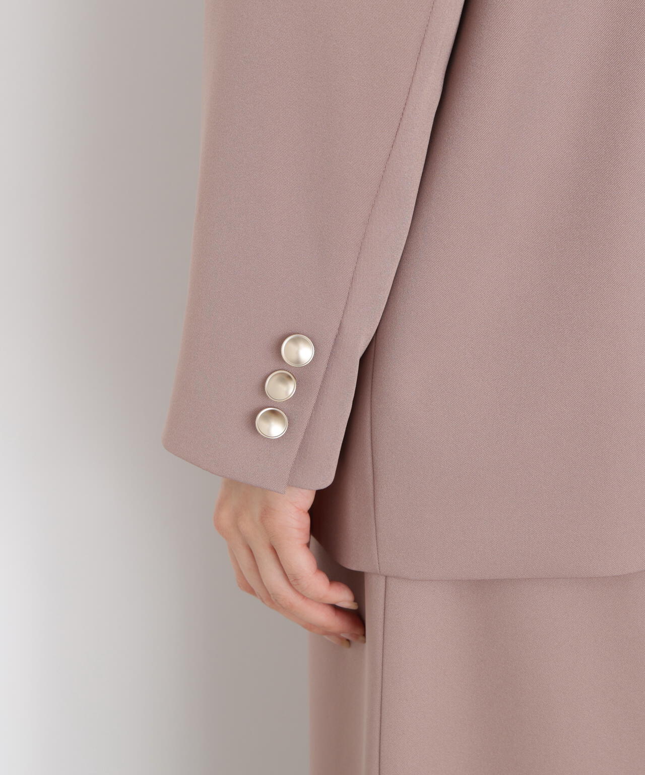 【松川星さん着用】ゴールド釦ダブルブレストジャケット