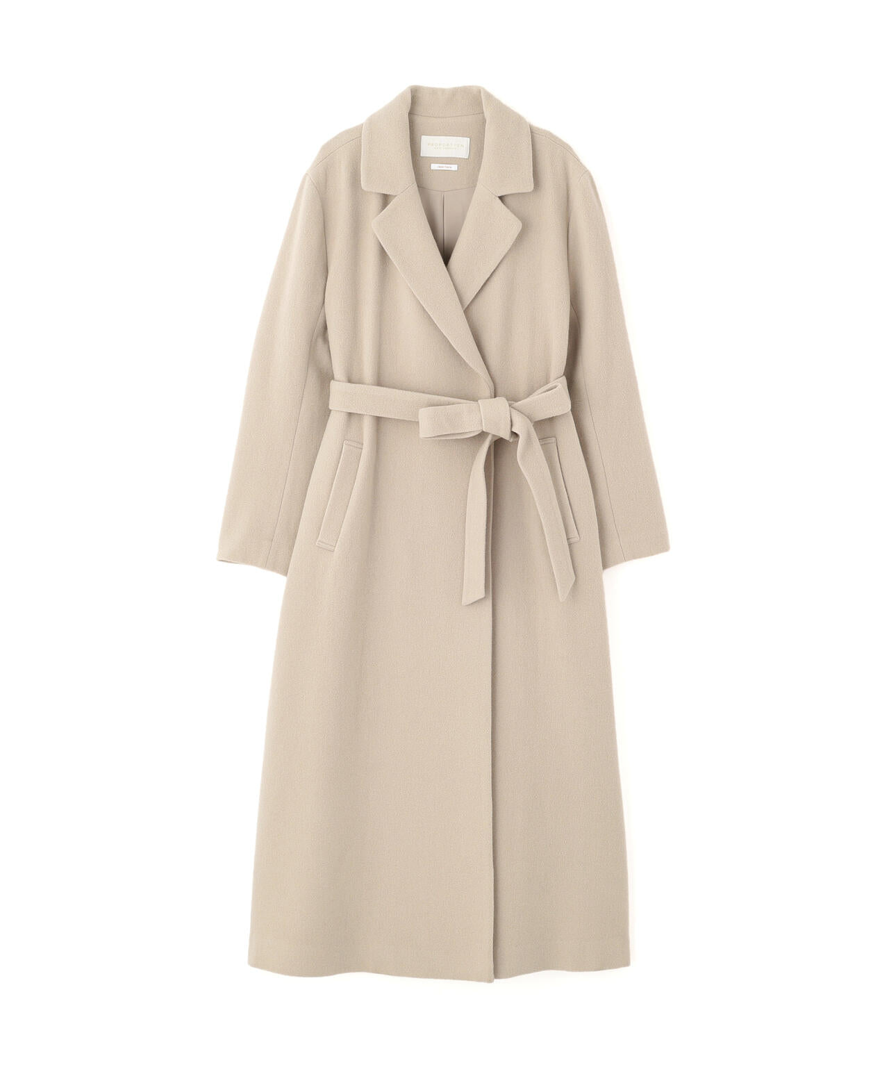 【青島心さん着用】ベルテッドレディーコート