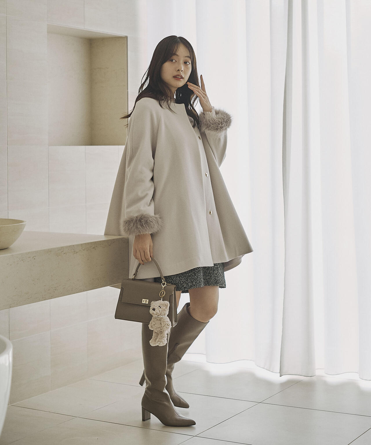 イレヘムミドル丈コート