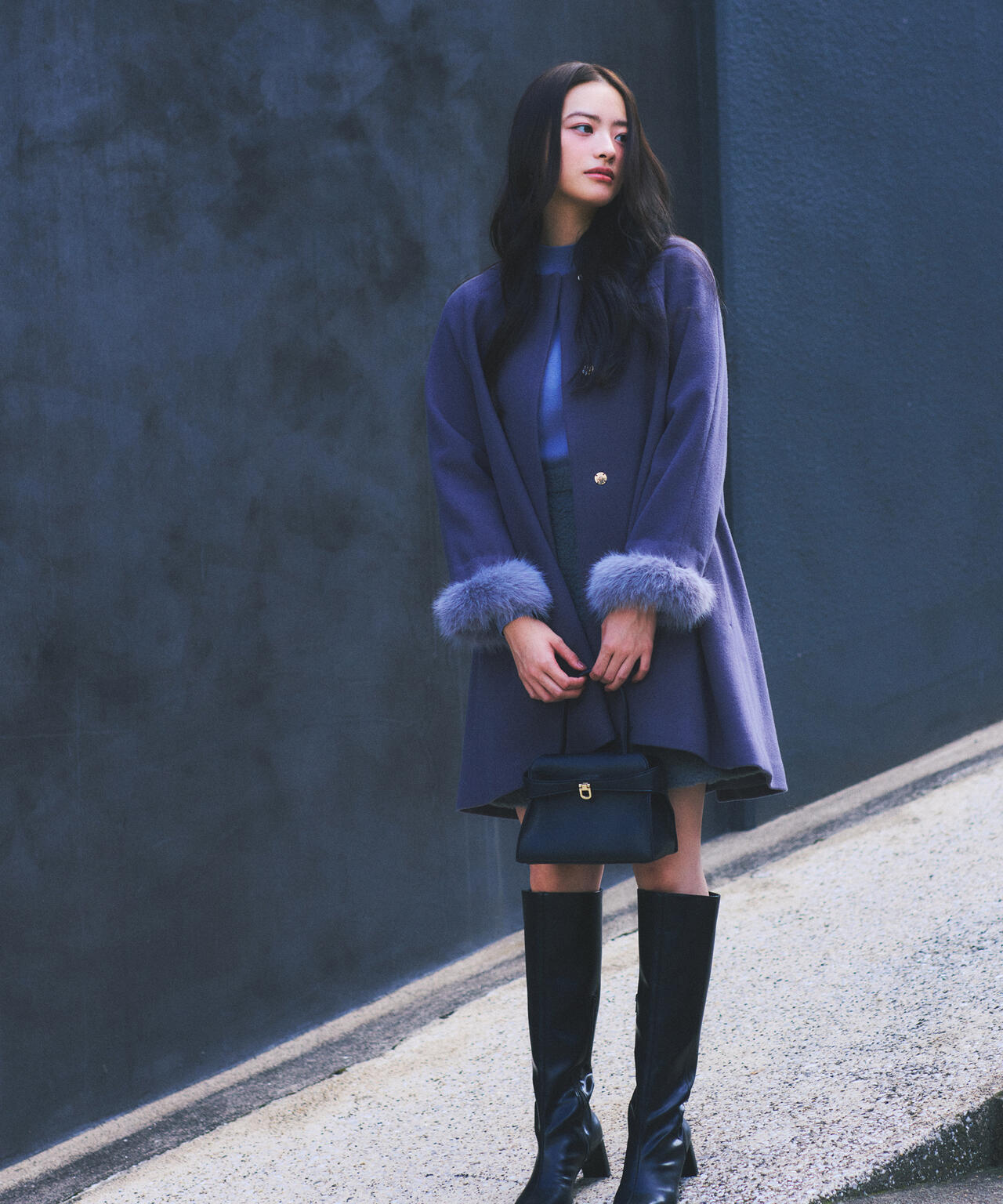 【加藤栞さん着用】イレヘムミドル丈コート