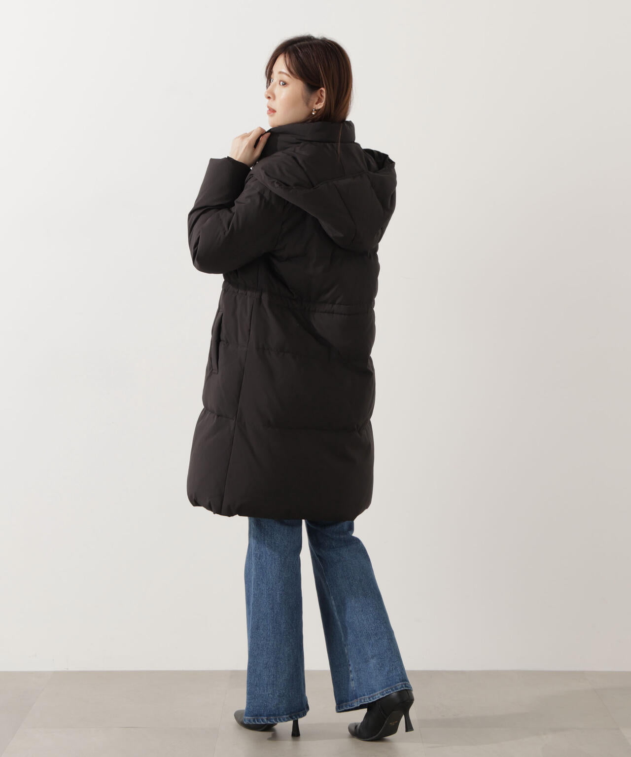 【加藤栞さん着用】フード取り外しダウン