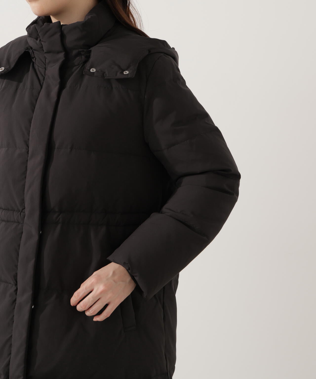 【加藤栞さん着用】フード取り外しダウン