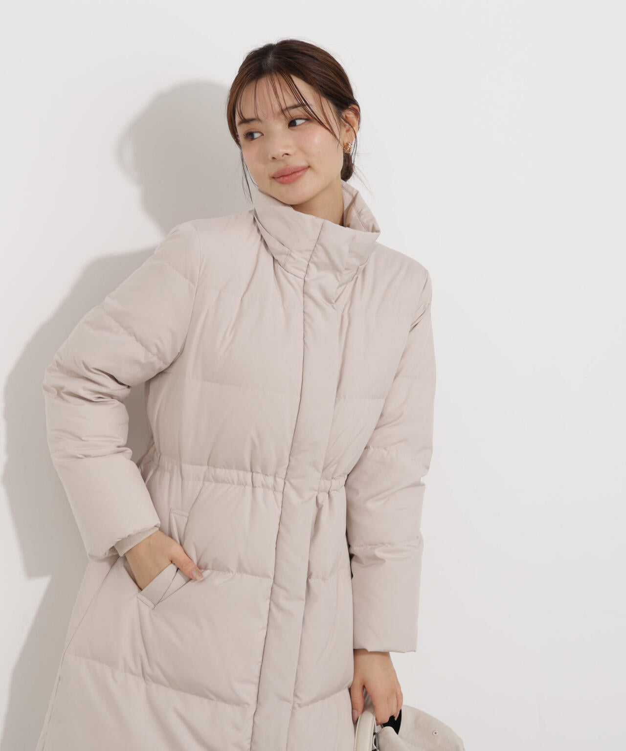 【加藤栞さん着用】フード取り外しダウン