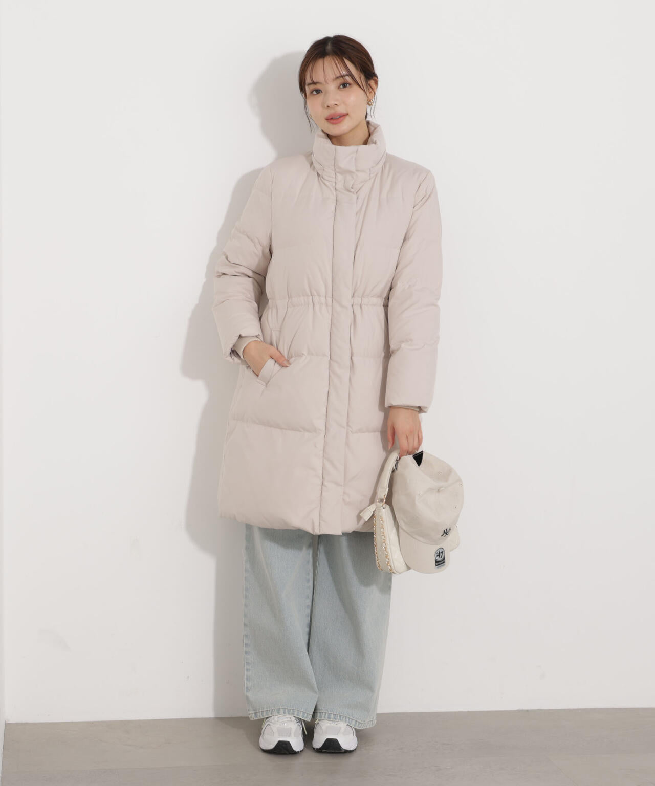 【加藤栞さん着用】フード取り外しダウン