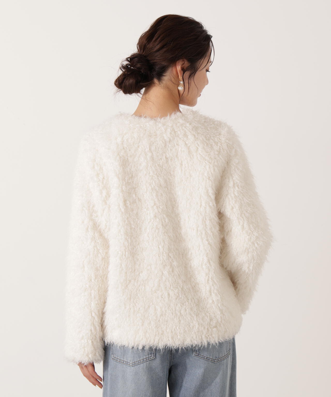 【加藤栞さん着用】ラムファー風ブルゾン