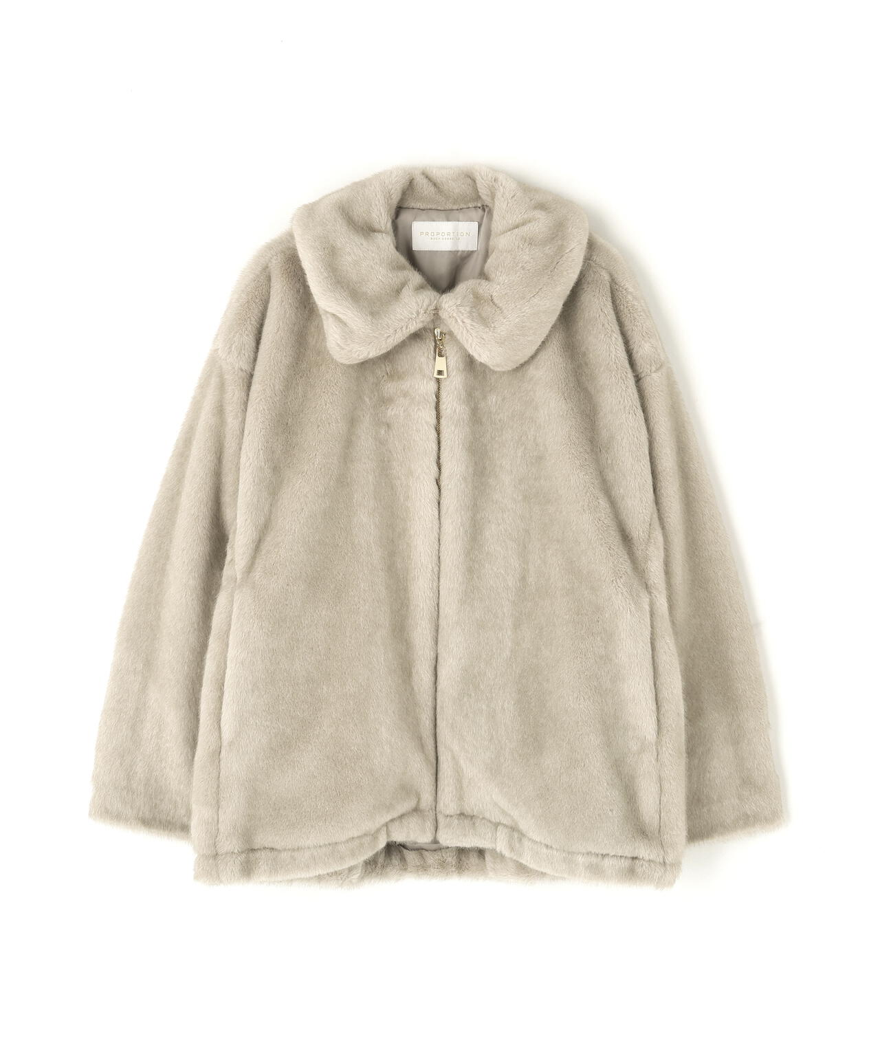 【青島心さん着用】フェイクファーブルゾン