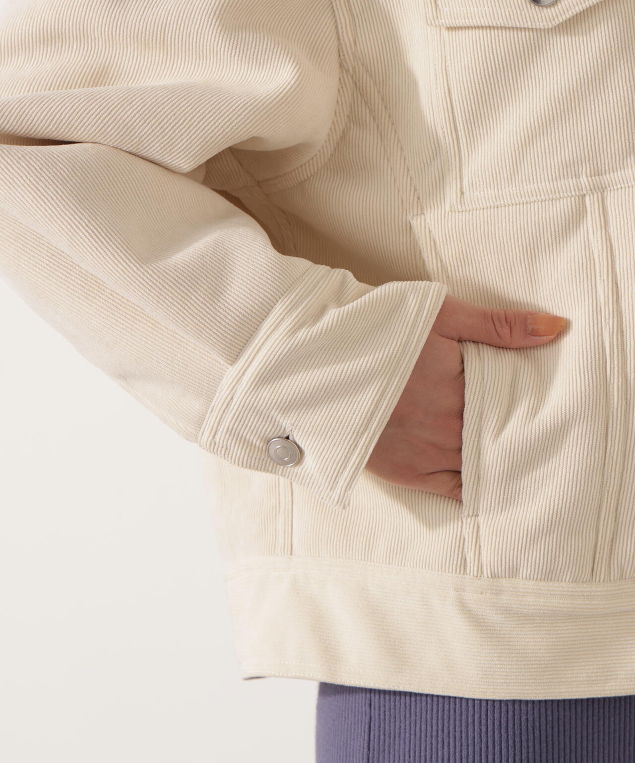 コーデュロイブルゾン