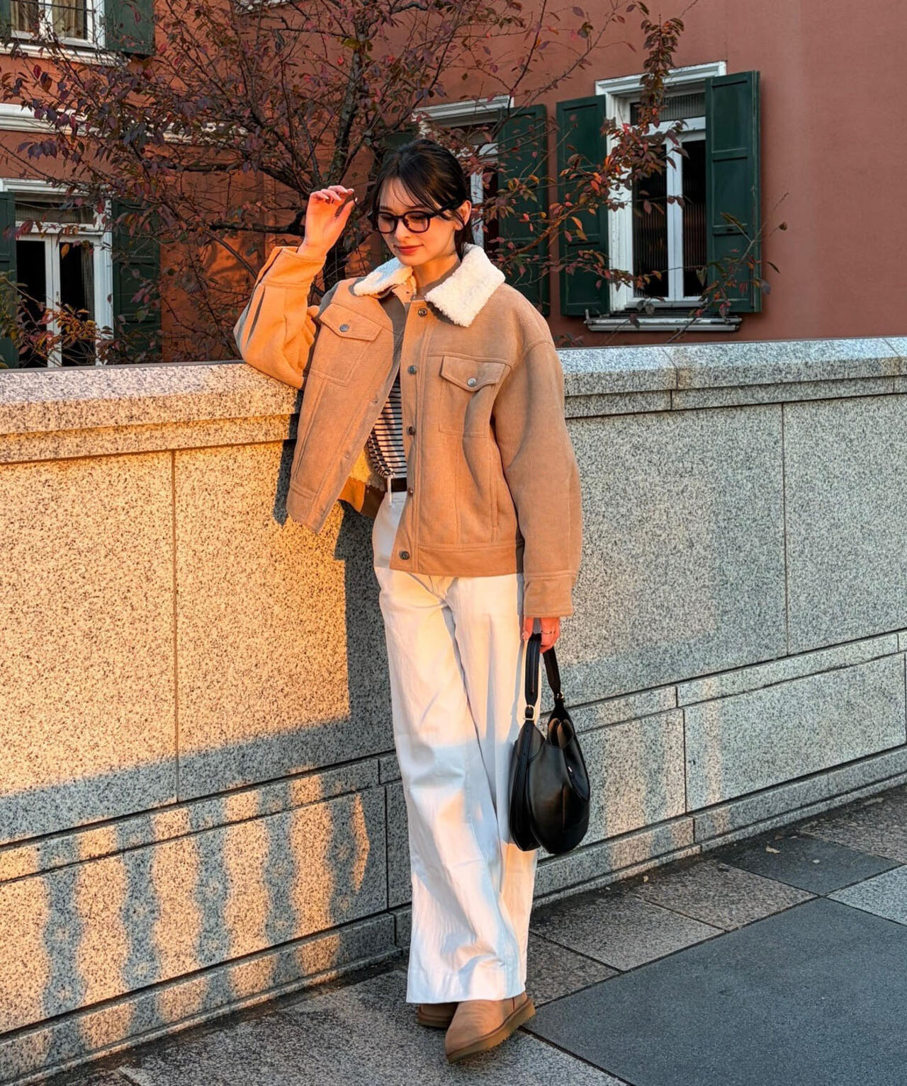 コーデュロイブルゾン