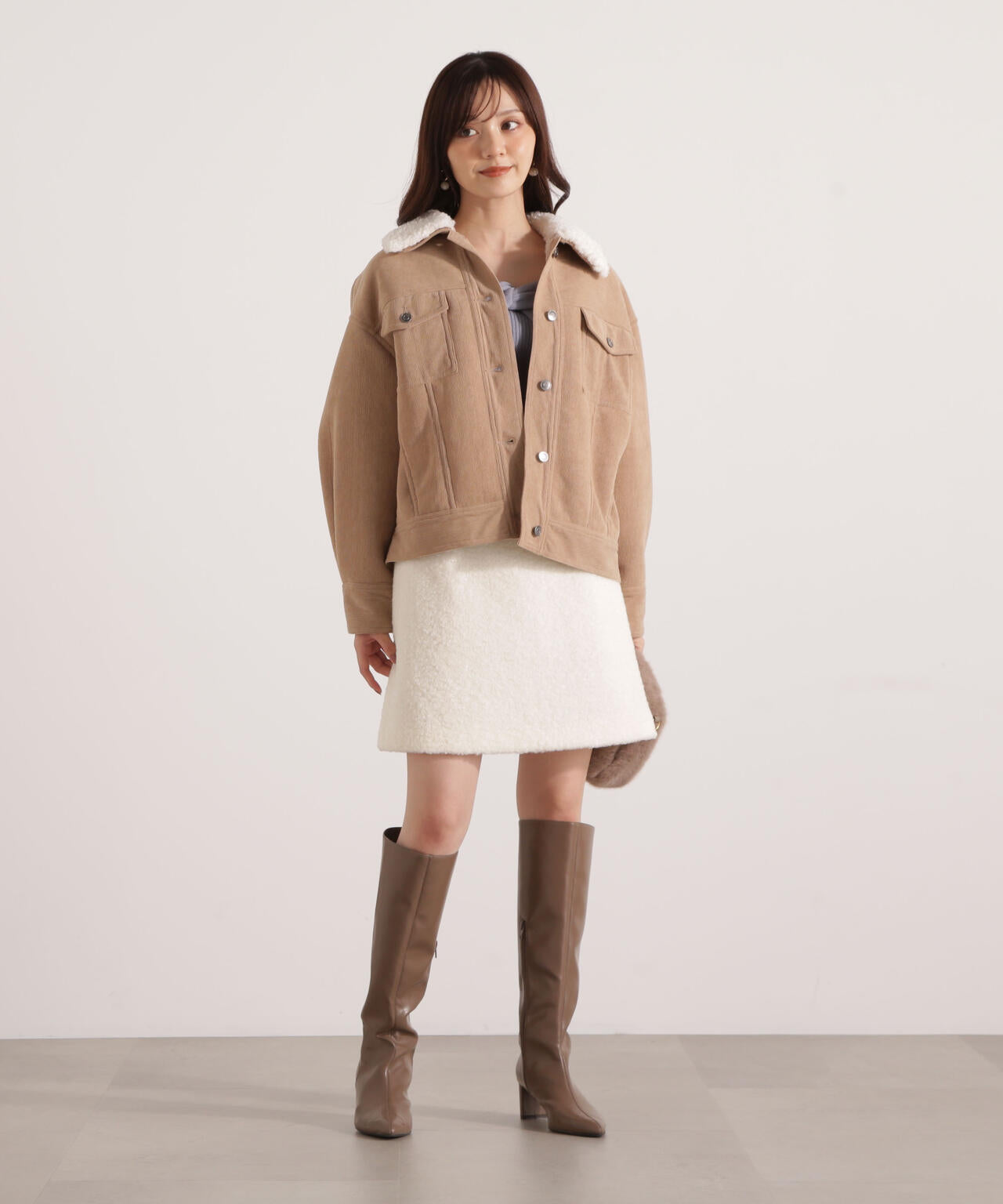 コーデュロイブルゾン