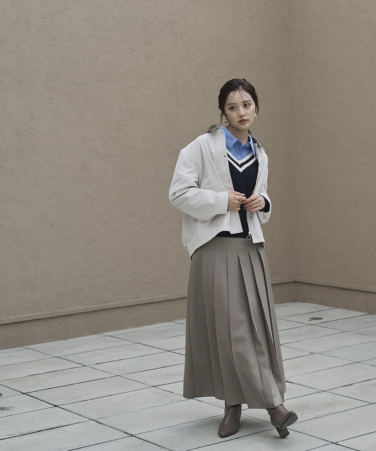 カバーオールブルゾン