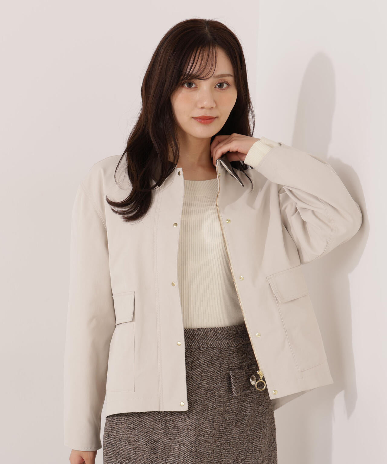 カバーオールブルゾン