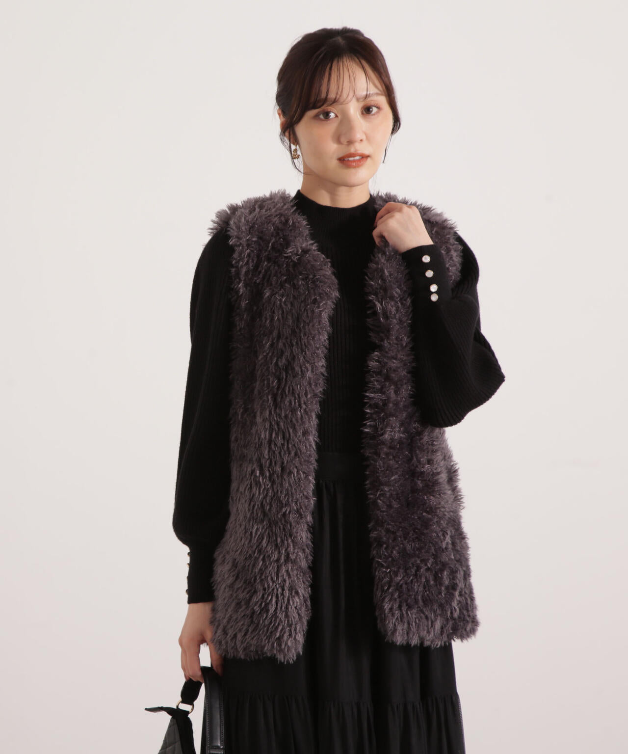 【松川星さん着用】フェイクファージレ