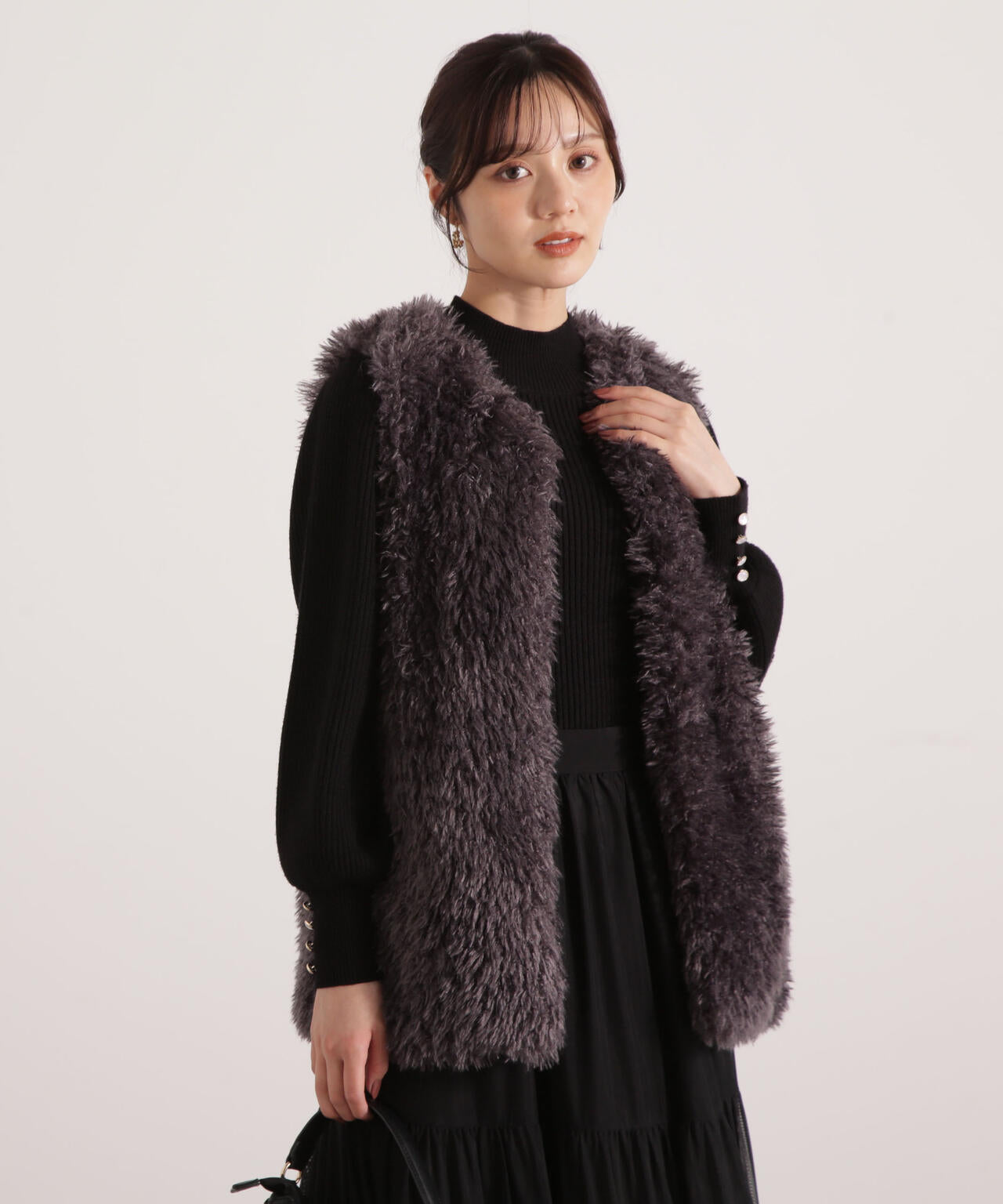 【松川星さん着用】フェイクファージレ