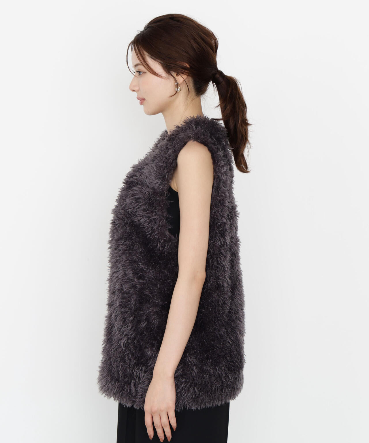 【松川星さん着用】フェイクファージレ