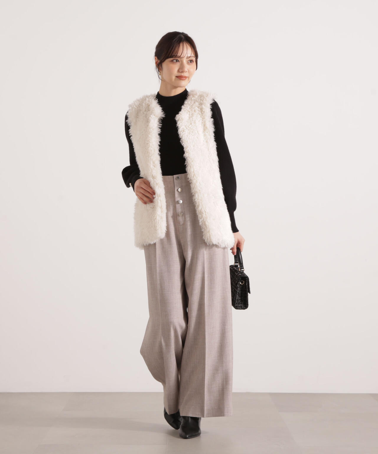 【松川星さん着用】フェイクファージレ