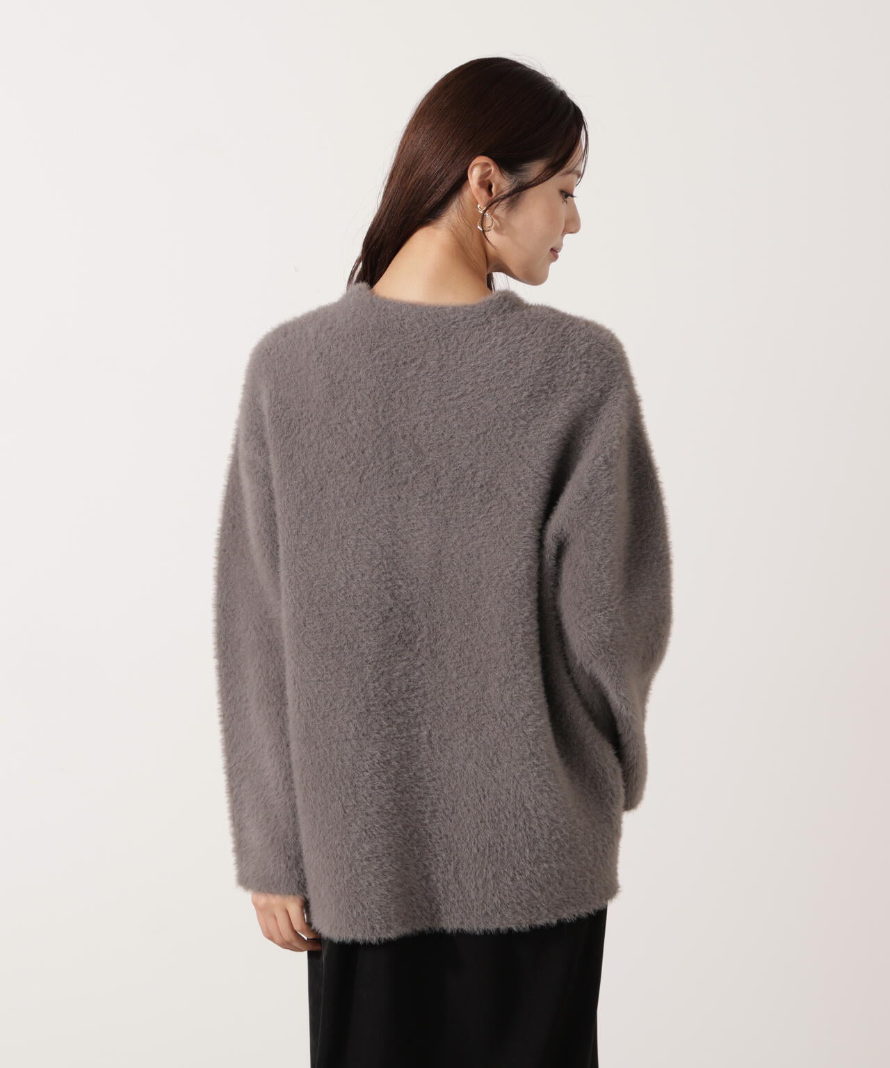 【青島心さん着用】フェザージャコット【アイボリー:WEB限定】