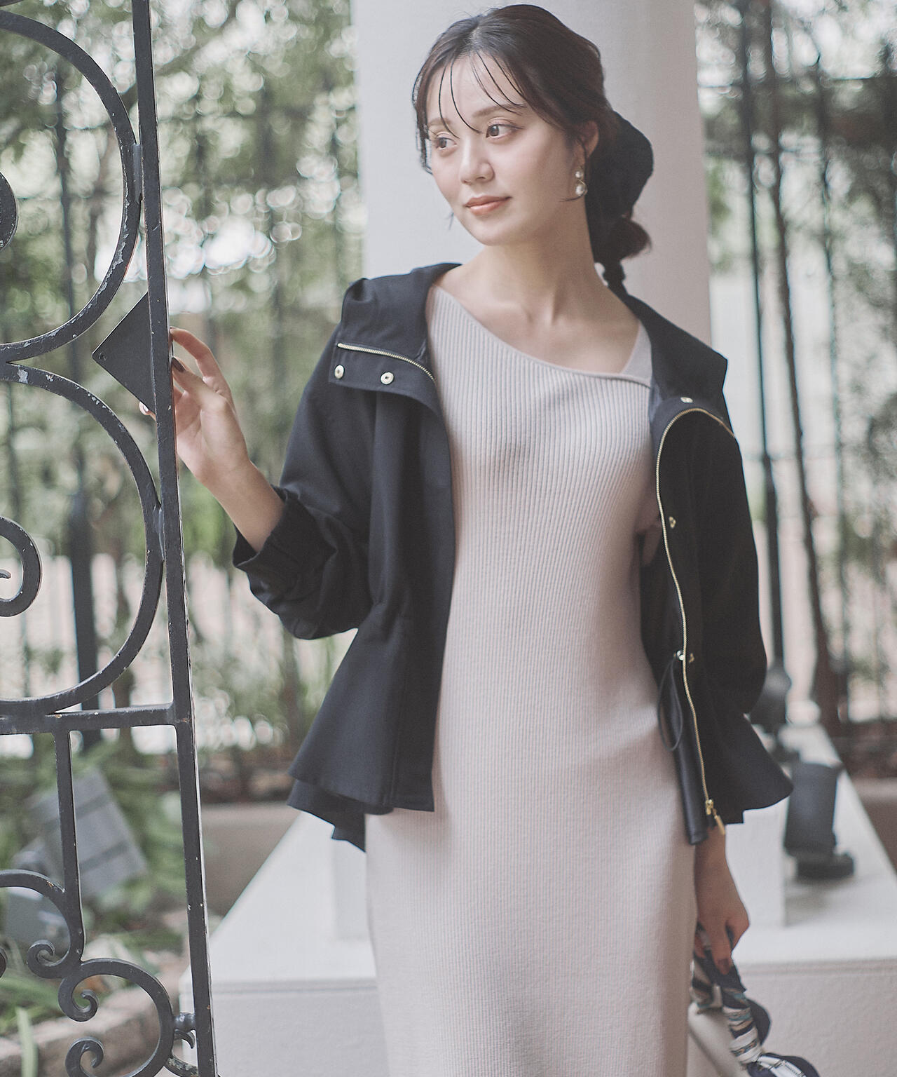 【松川星さん着用】フード付きマウンテンパーカー