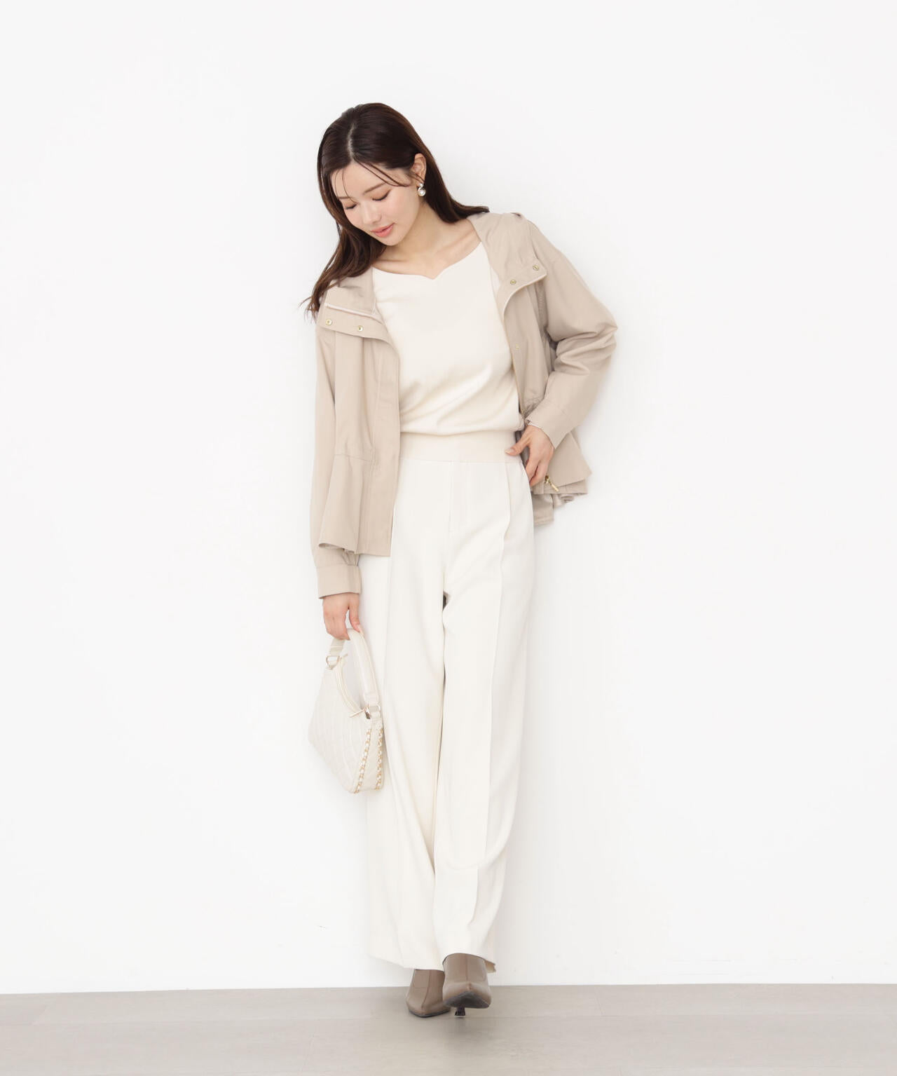 【松川星さん着用】フード付きマウンテンパーカー