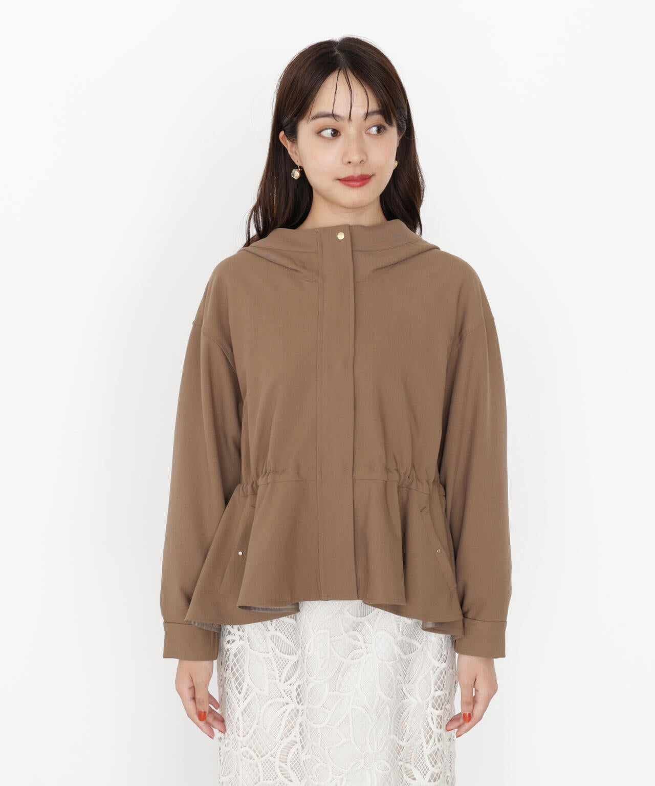 【松川星さん着用】フード付きマウンテンパーカー