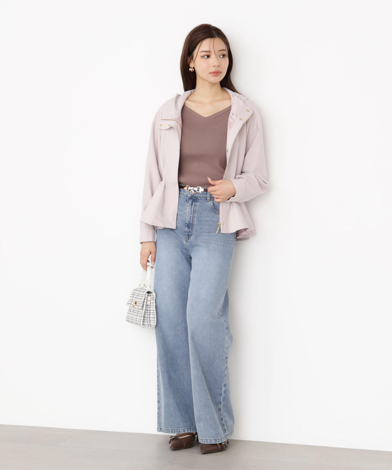 【松川星さん着用】フード付きマウンテンパーカー