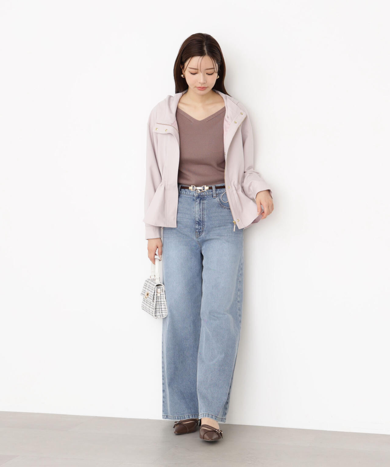 【松川星さん着用】フード付きマウンテンパーカー