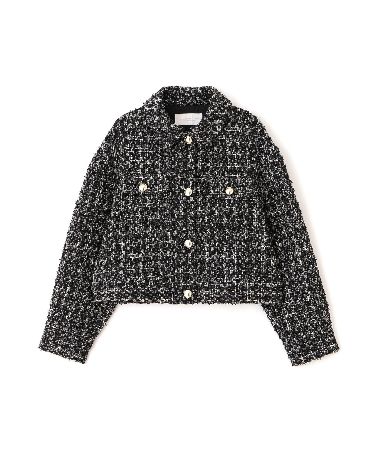 【松川星さん着用】ラメツイードブルゾン