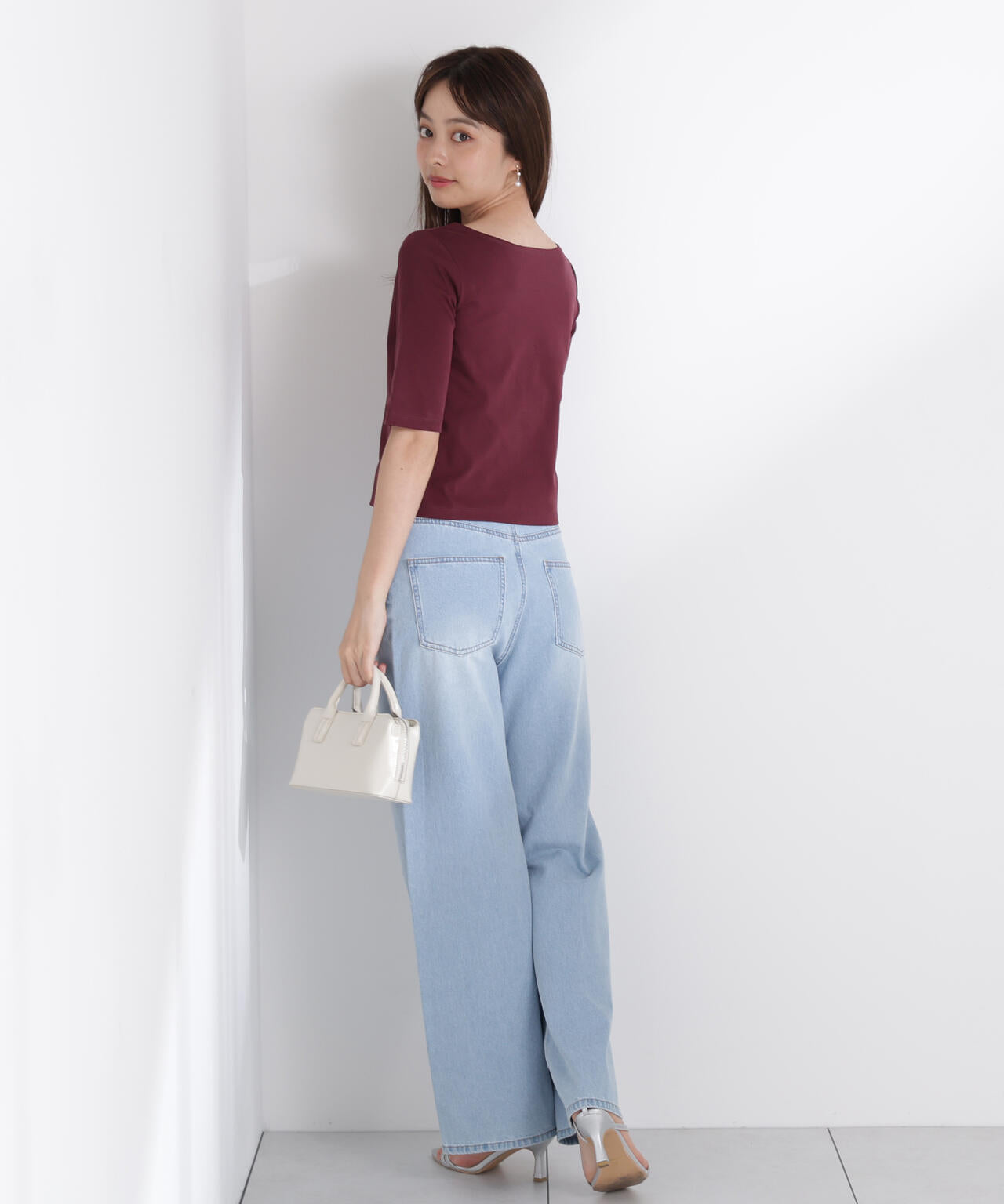 前後2wayフライスTシャツ