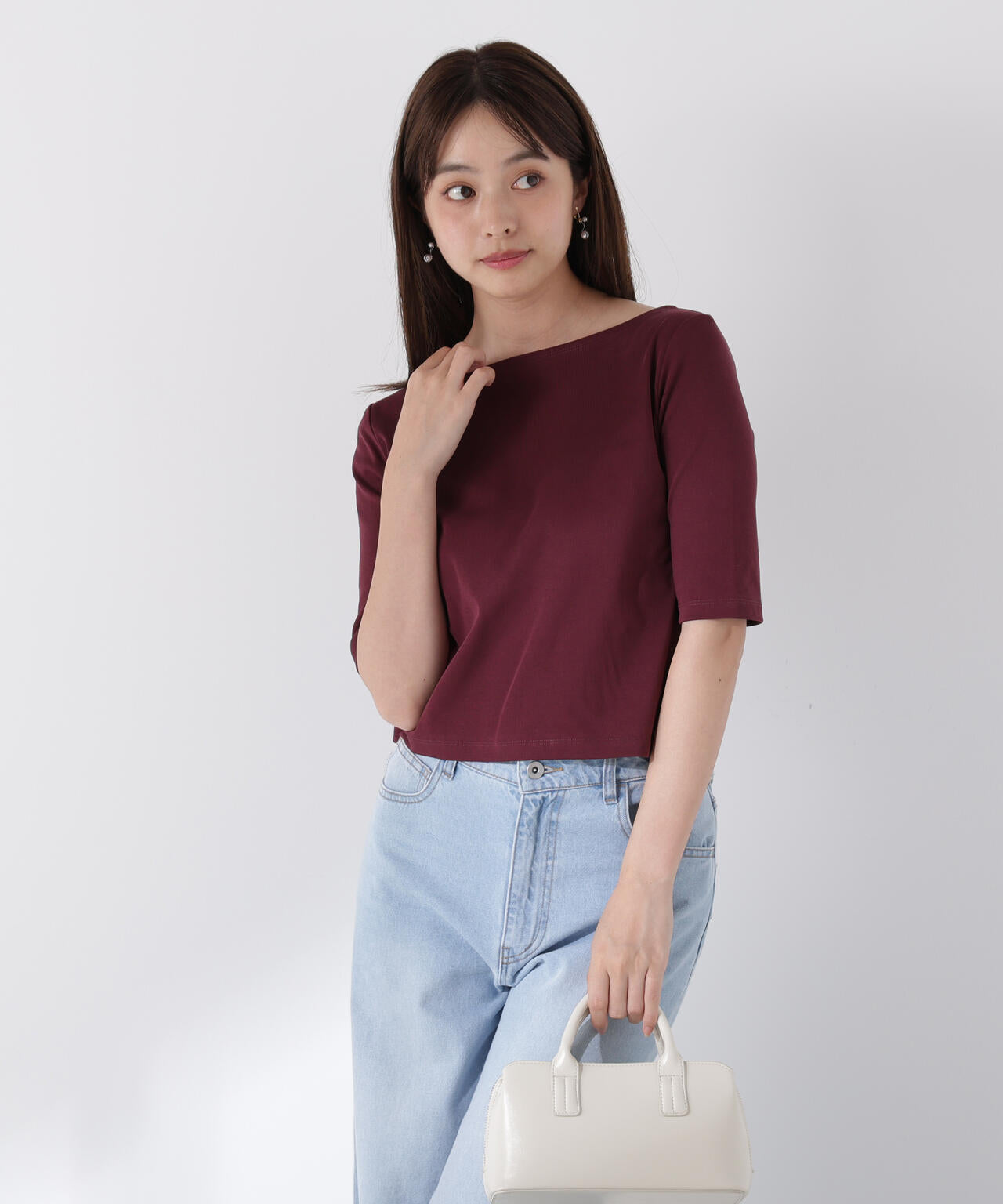 前後2wayフライスTシャツ