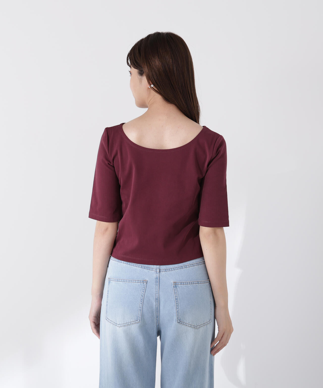 前後2wayフライスTシャツ