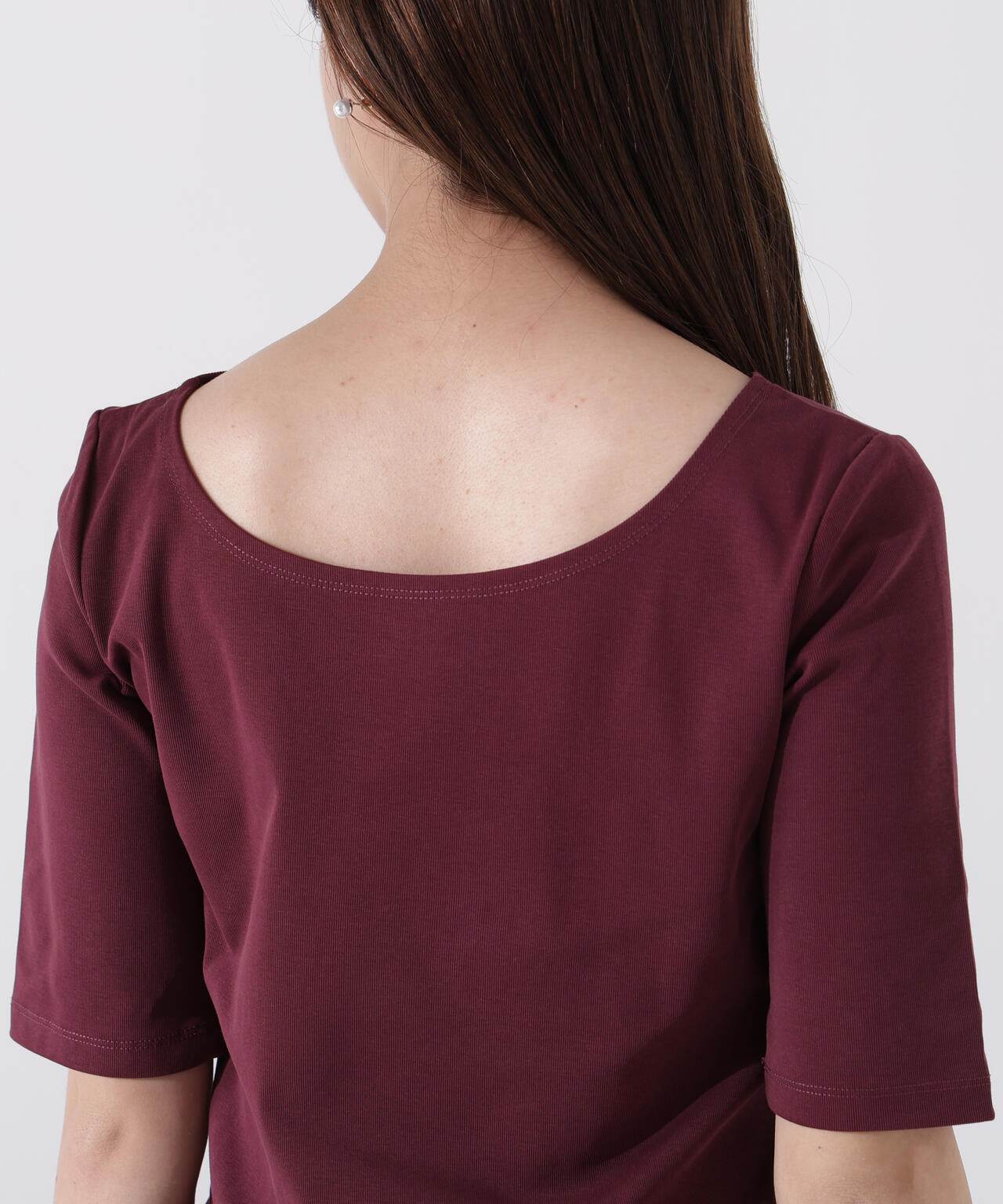 前後2wayフライスTシャツ