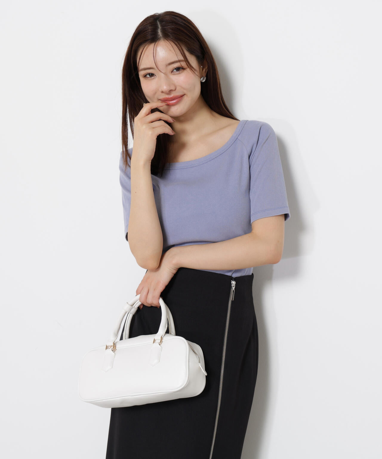 ピグメントリブカットソー