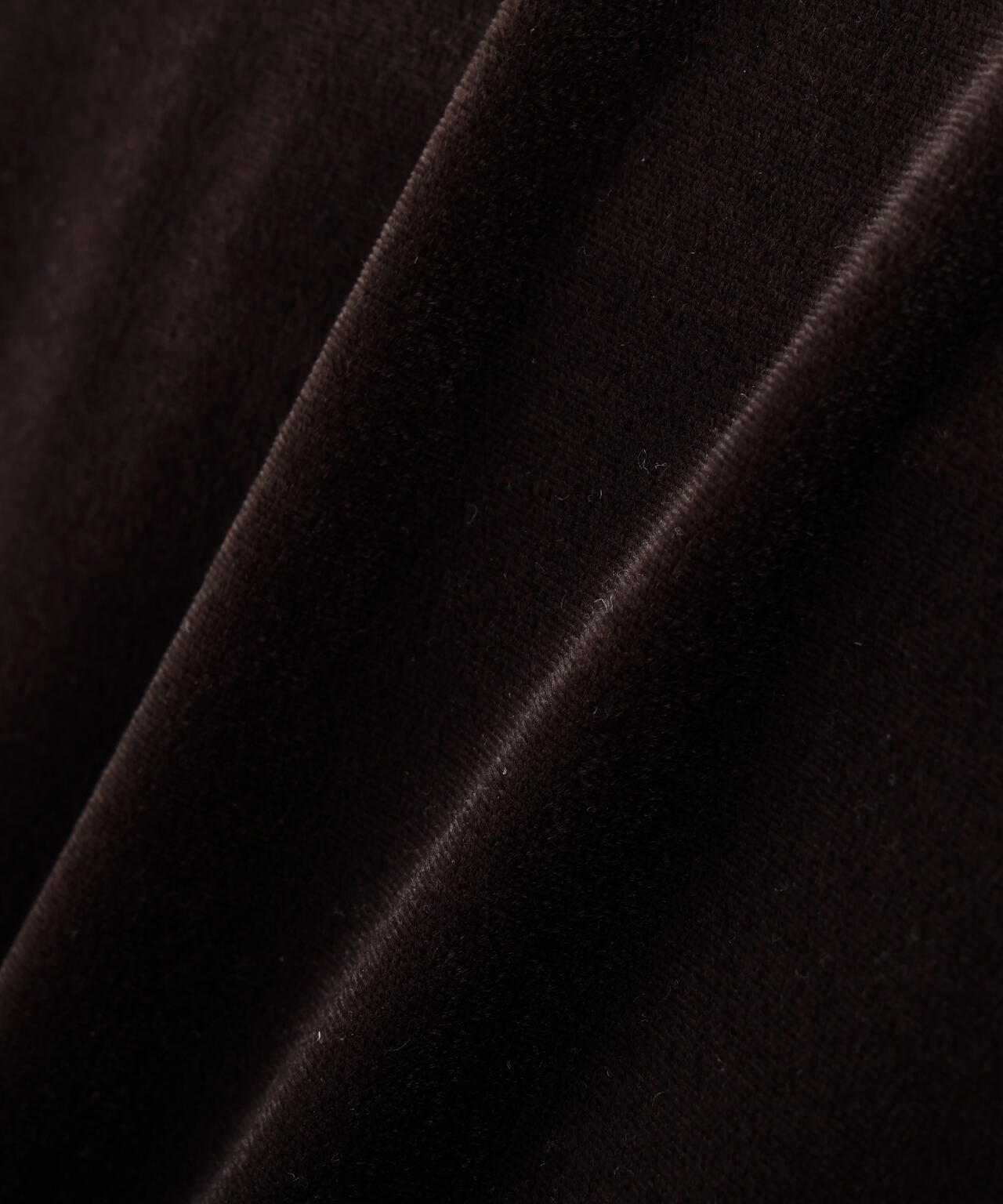 <ハンドウォッシャブル>シアーベロア5分袖トップス