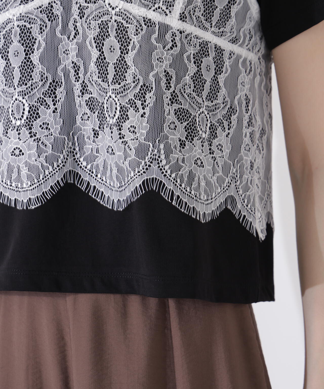 レースキャミセットカットソー