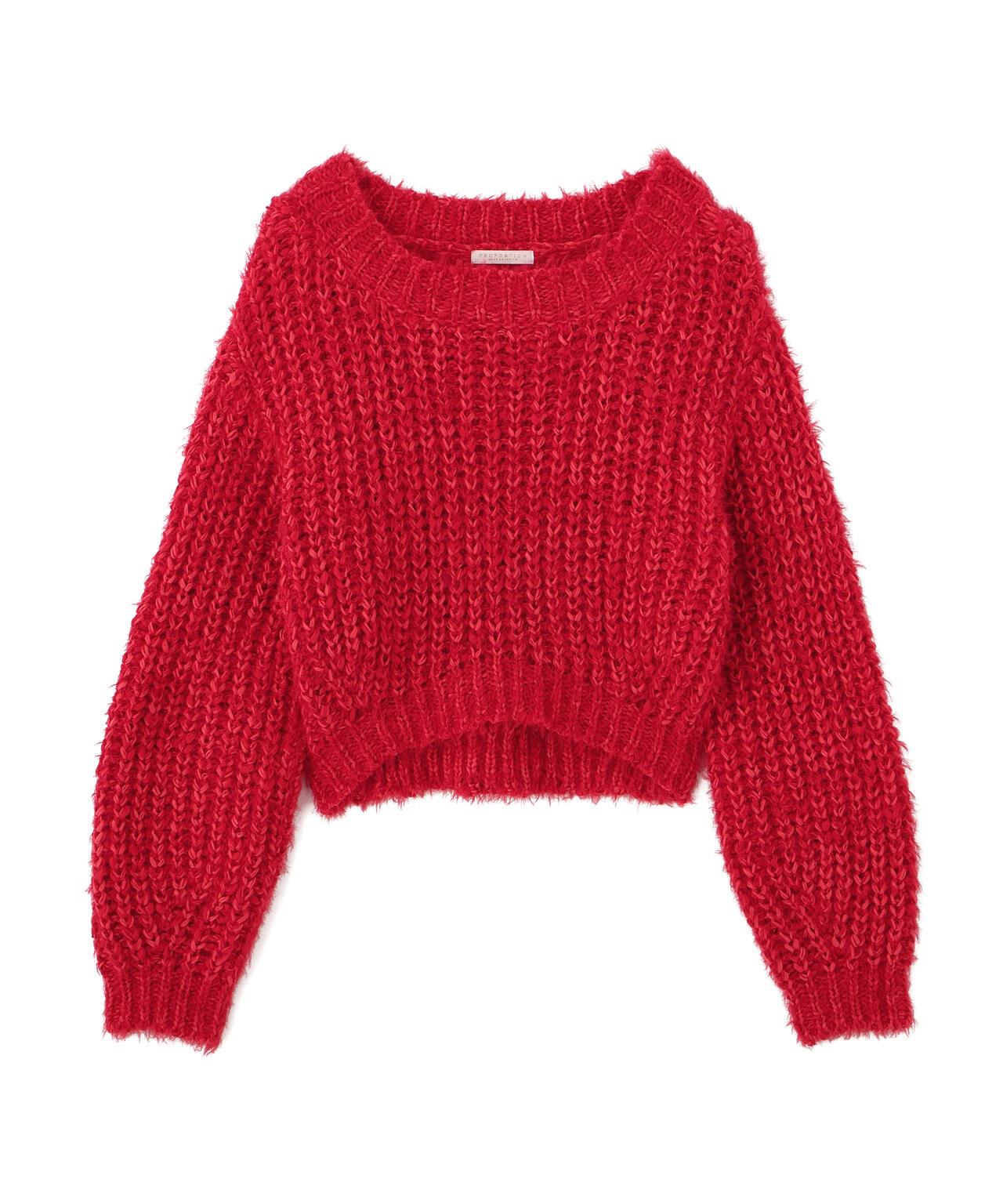 ローゲージざっくりニット