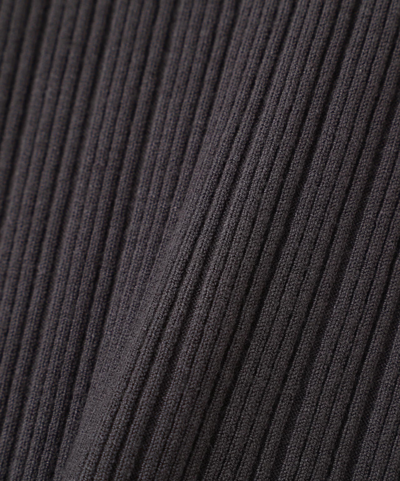 <ウォッシャブル>ポロリブニット