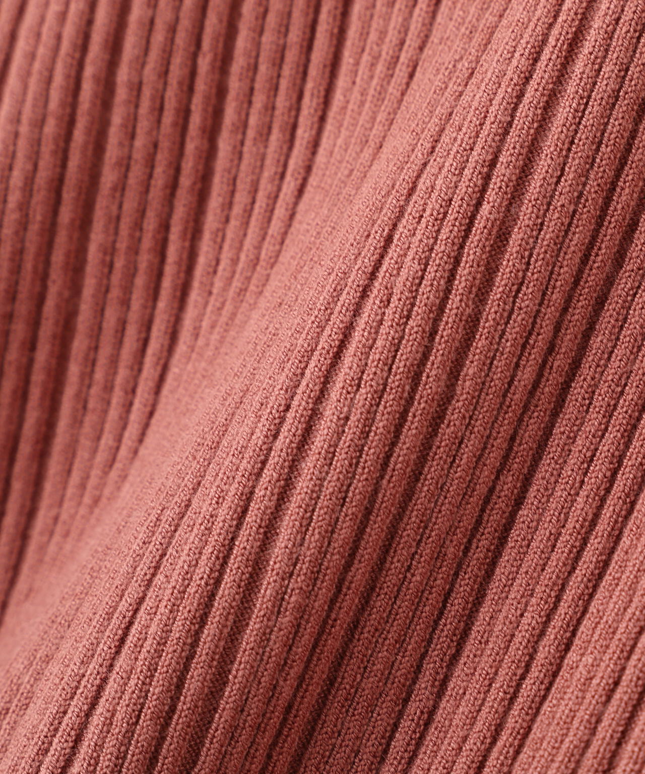 <ウォッシャブル>ポロリブニット