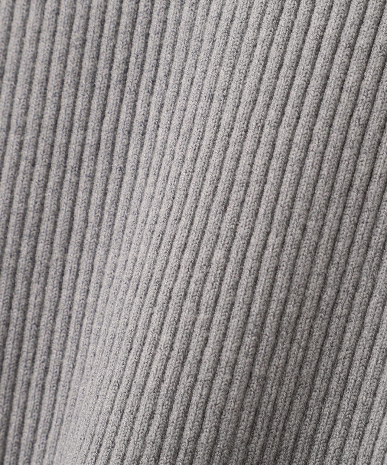 【青島心さん着用】オープンカラーリブニット