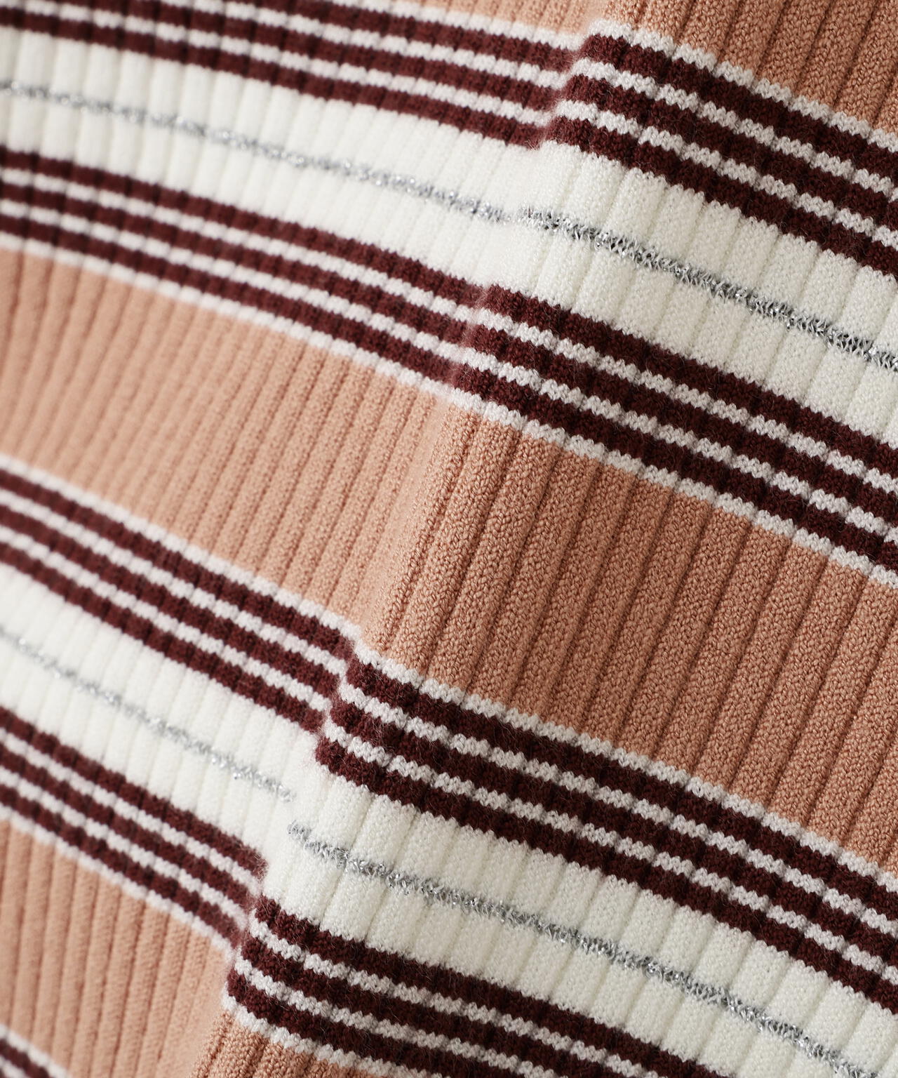 【加藤栞さん着用】ポロボーダーニット