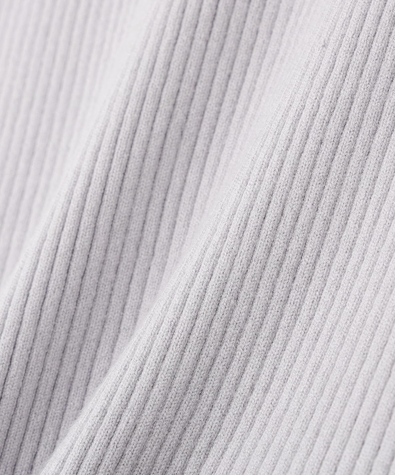 【加藤栞さん着用】レースドッキングスリーブニット