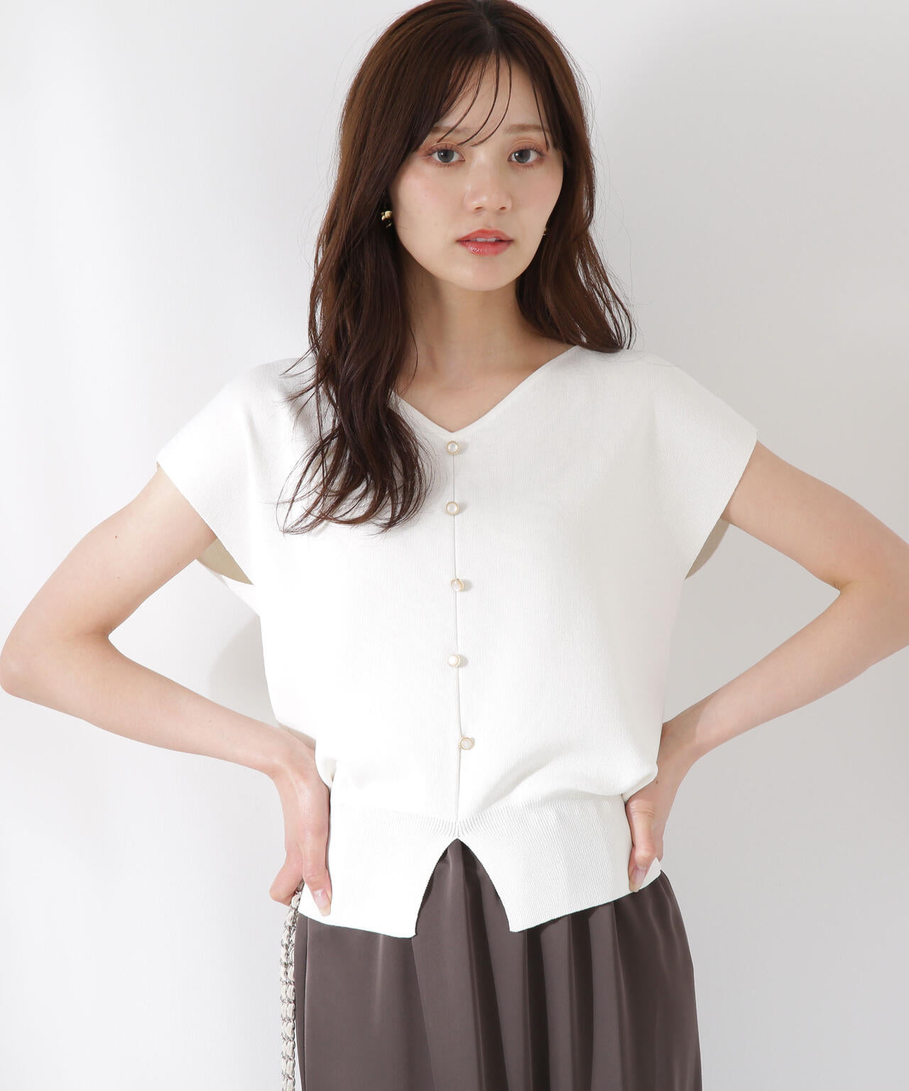 前後2way総針ニット