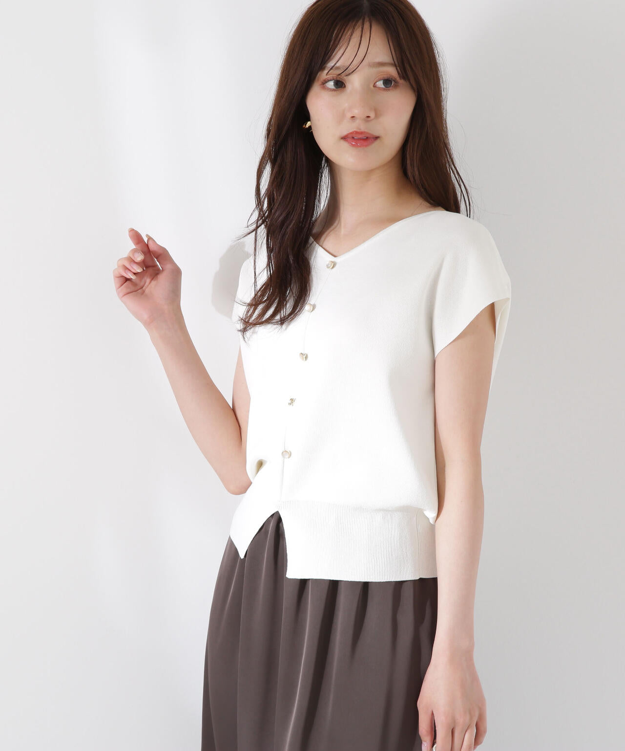 前後2way総針ニット