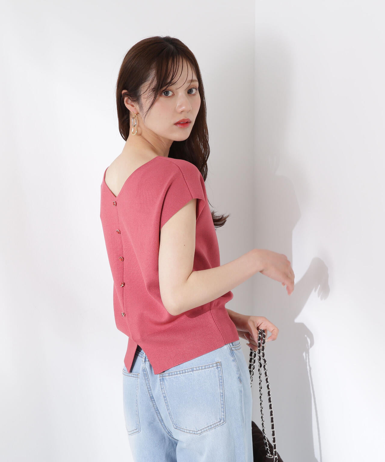 前後2way総針ニット